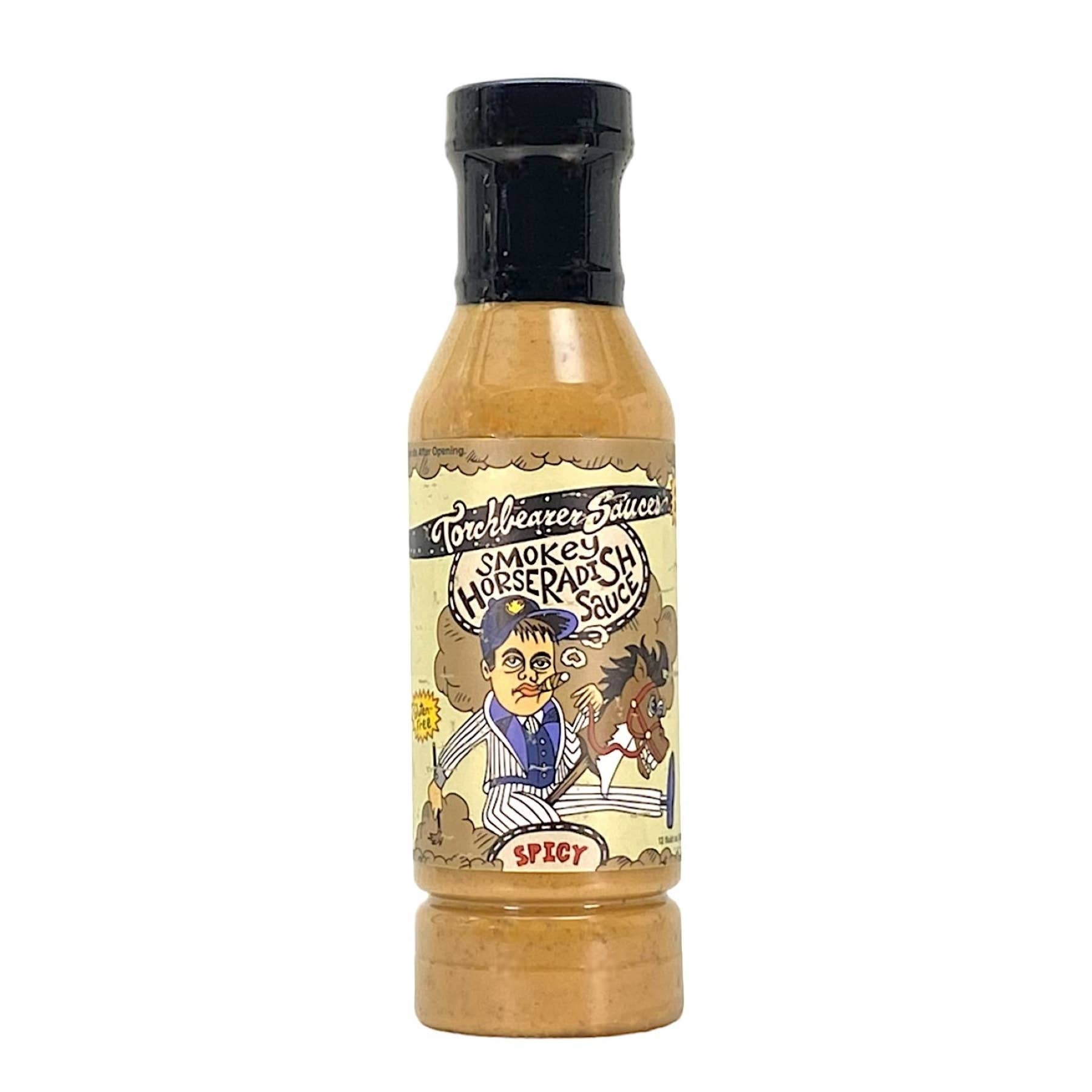 TorchBearer Sauces - Vente Sauces - Raifort Fumé | Bouteille de 12oz | Savoureux, Fumé | Chaleur 2/101