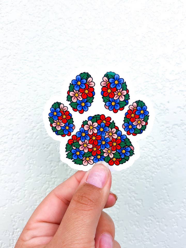 Paw Sticker |Adesivi per Hydroflask |adesivi|adesivi per laptop per la vendita all'ingrosso da parte di Michaela K Creations