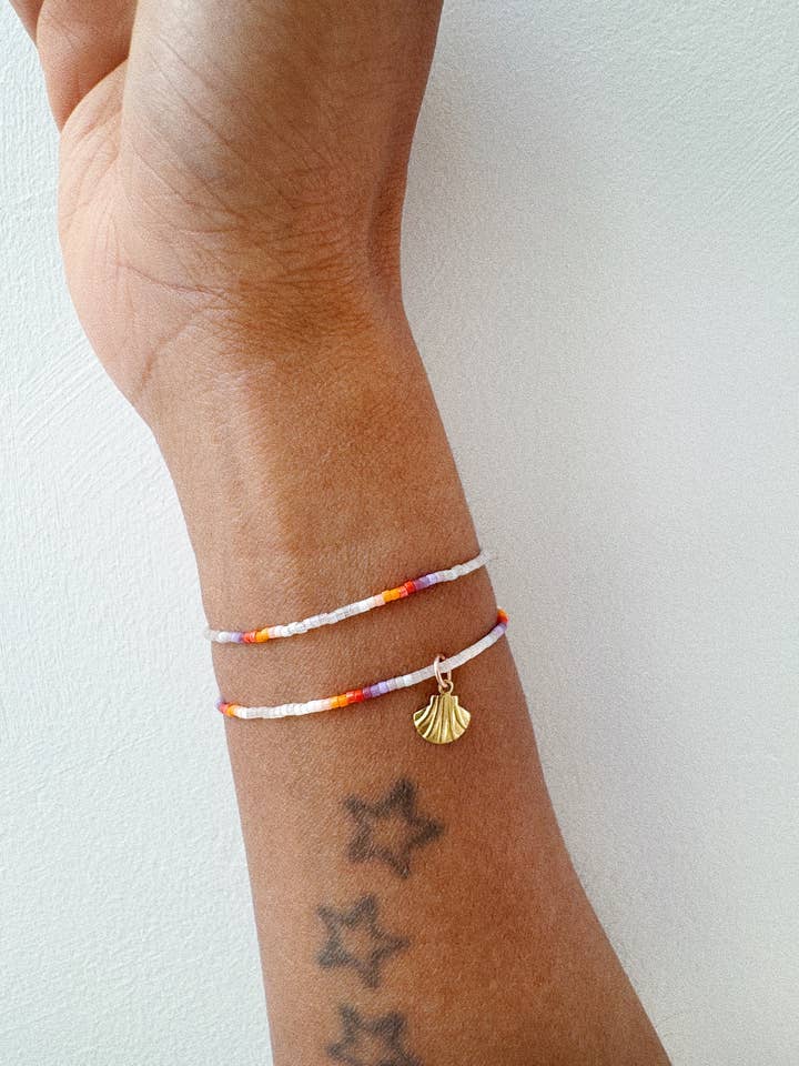 Ombre Stretch Beaded Bracelet - CANYON for wholesale by On the Lookout Jewelry