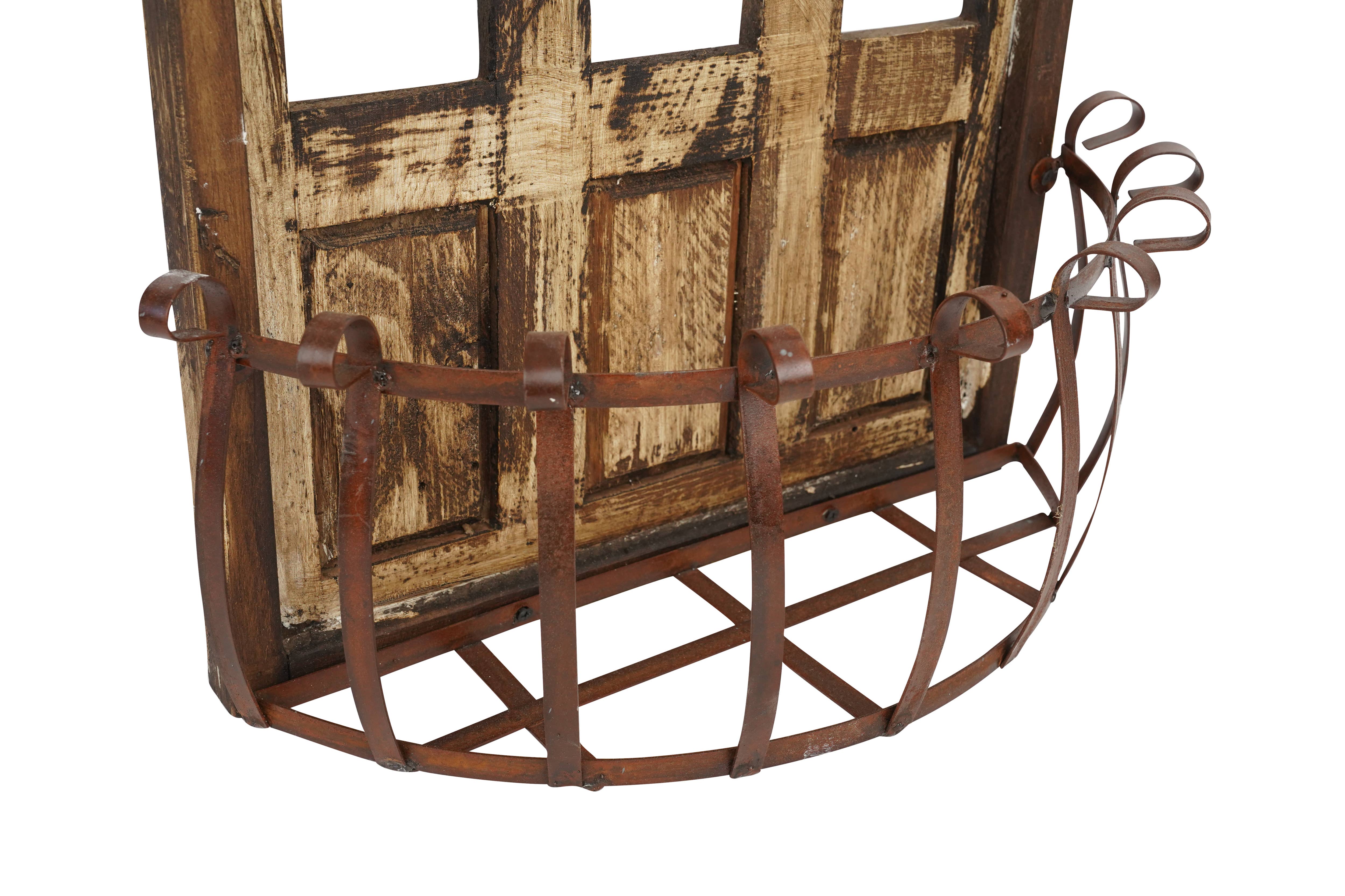 My Amigos Imports - Wholesale Wall Planter - Trinity Wall Planter-Rustic Farmhouse-Garden-20x30 inches1