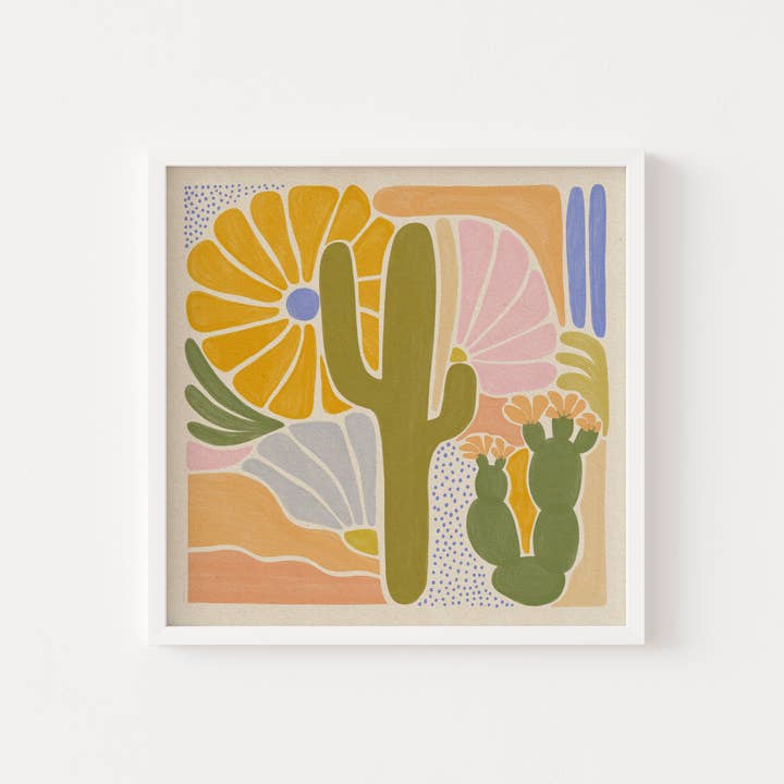 The SoulShine Co. - Wholesale Kunstprint - Saguaro-velden2