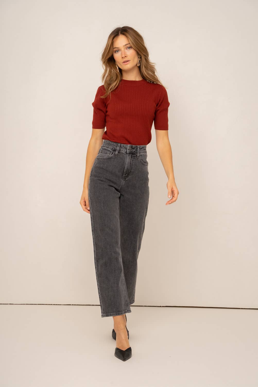 Oraije Paris – Großhandel Jeans – Damen – Solange gerade geschnittene Jeans46