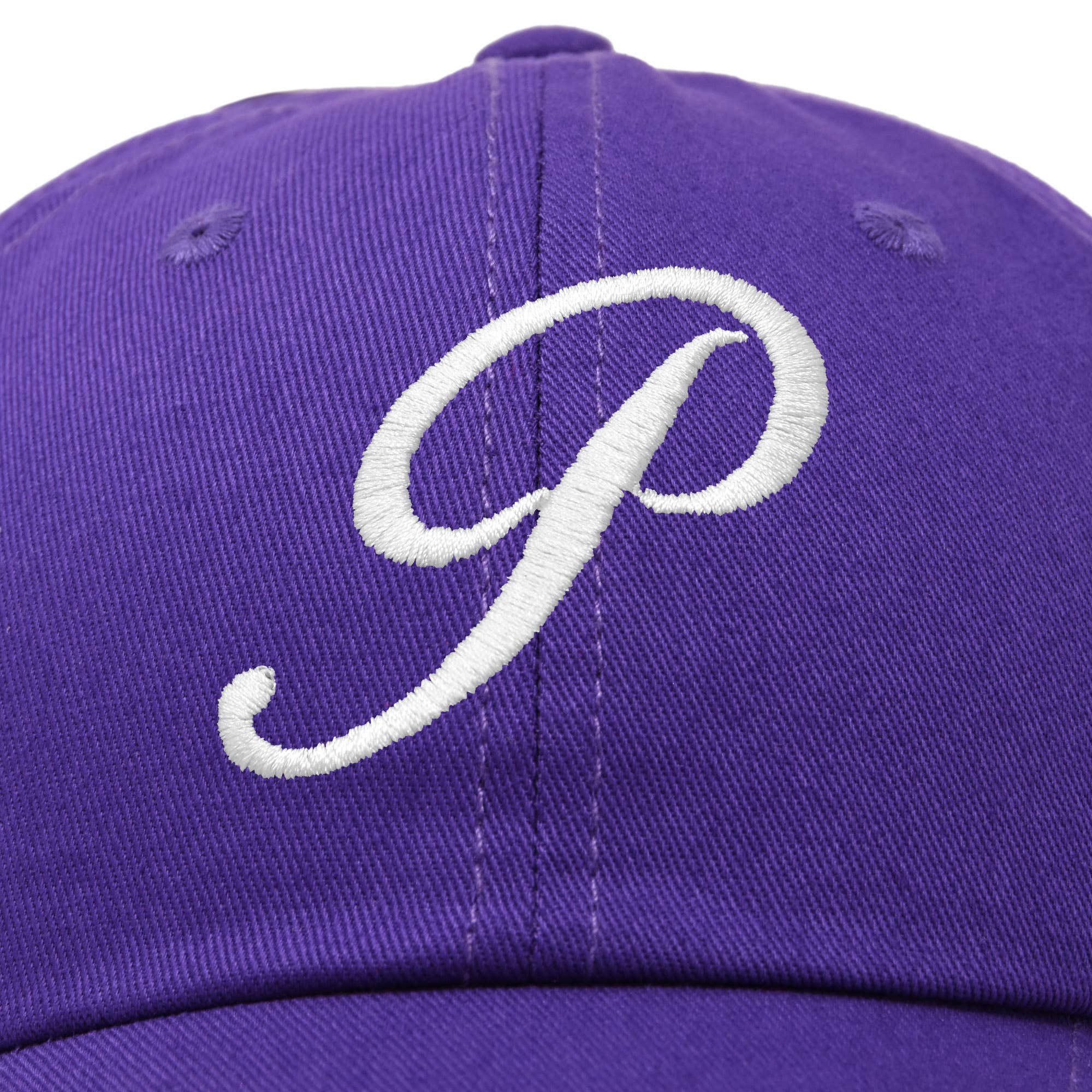 Dalix - Wholesale Baseball Cap - Women's - DALIX Initial Hat Letter P Womens Baseball Cap Monogram69
