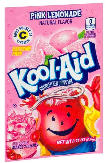 iSweet.ca - Vente Jus de fruits - Kool-Aid Non Sucré 2QT - Limonade Rose0