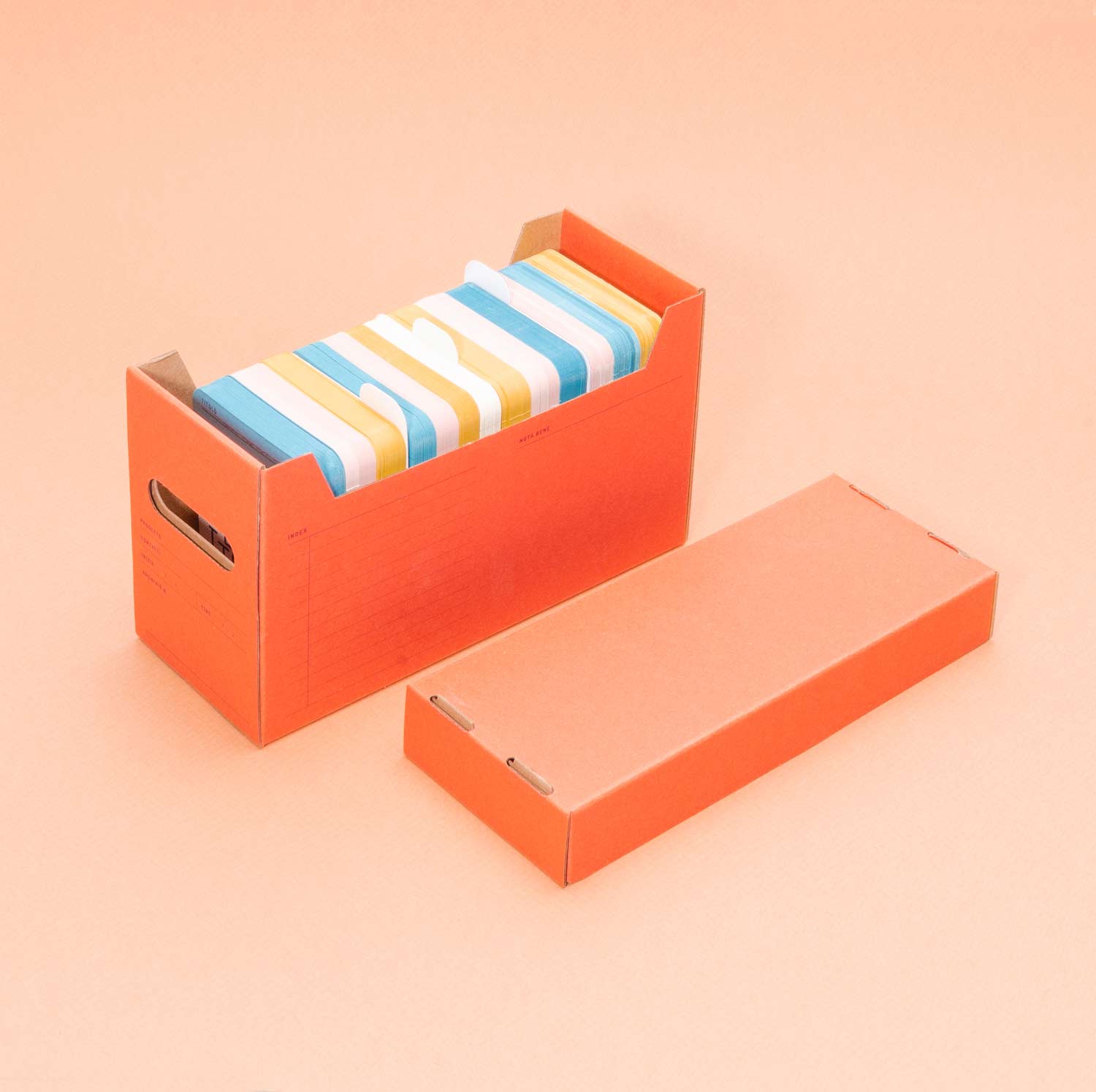 Foglietto – wholesale Storage Bin – Archivio - Cardboard storage box8