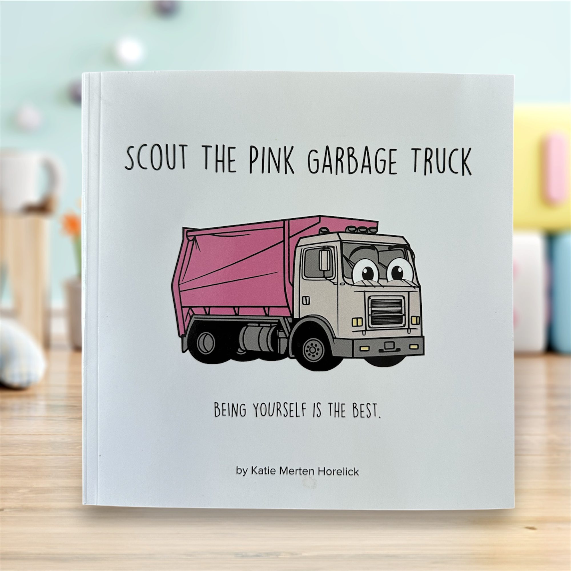 Twin Palms Print Children's Books & Greeting Cards – Großhandel Vorschulbuch (3–5 Jahre) – Scout Der pinke Müllwagen14