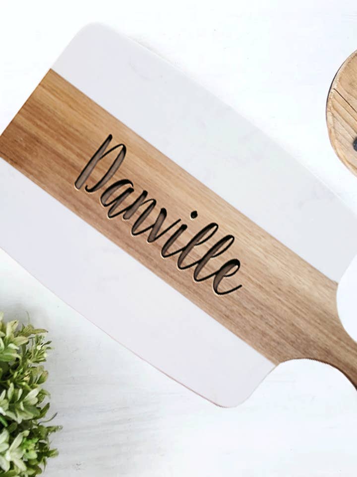 City Script - MW Serving Board for wholesale by Familiar Goods