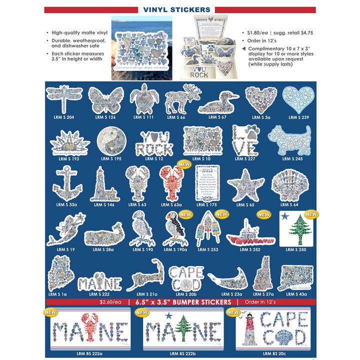 Love Rocks Me® - Wholesale Sticker - Vinyl Stickers | Nantucket Stickers
