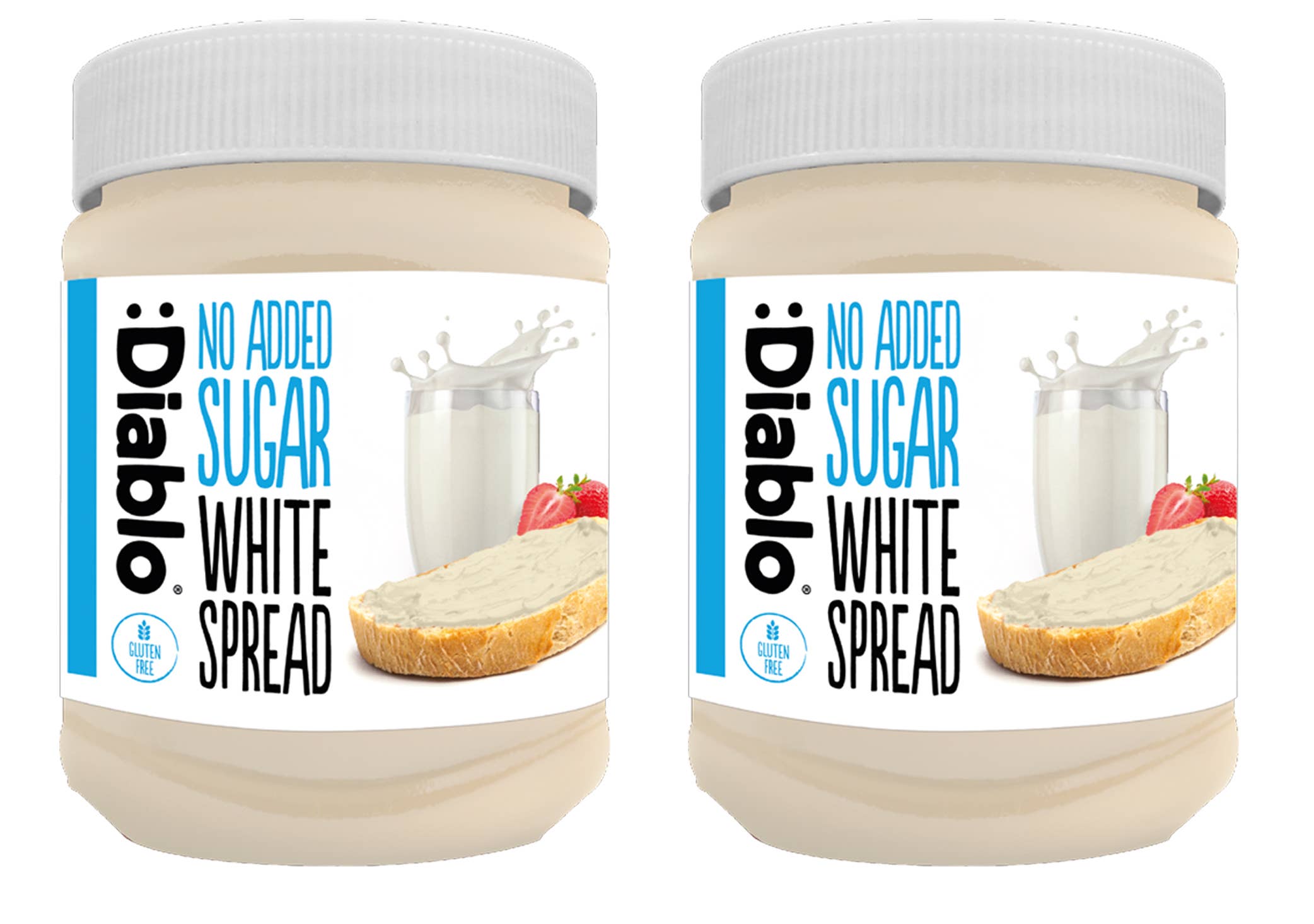 Diablo Sugar Free - Wholesale Nut butter - :Diablo White Chocolate Spread 350g1