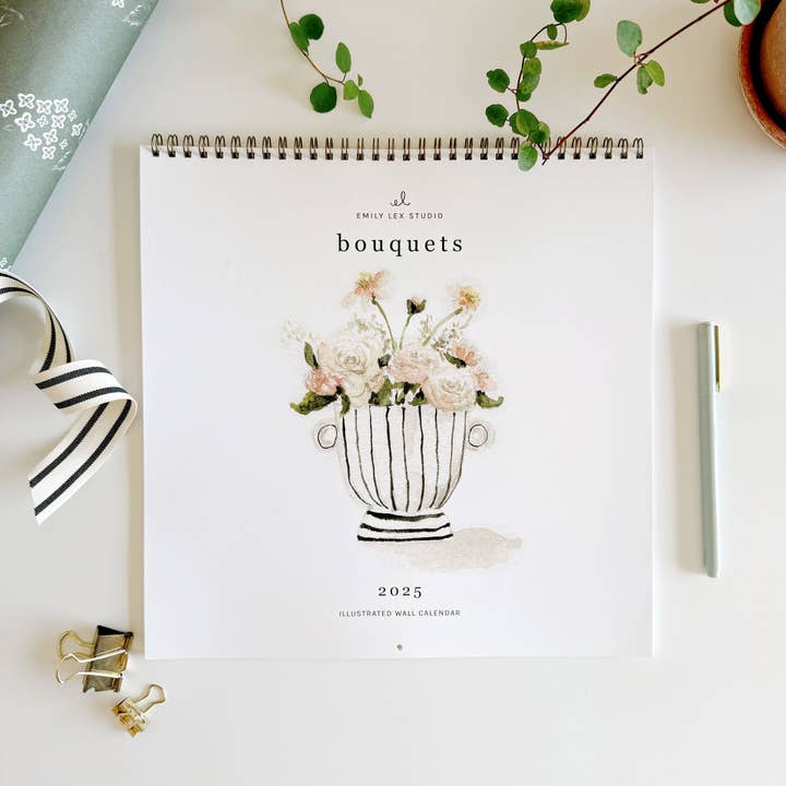emily lex studio - Wholesale Calendar - 2025 bouquets calendar