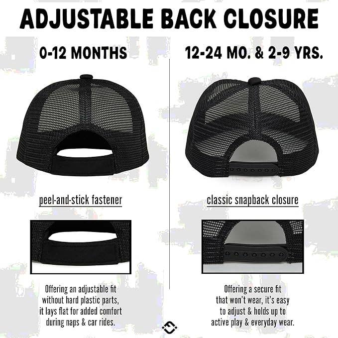 Funky Junque - Vente Casquette de camionneur – unisexe - Casquette de camionneur à bord plat - Dude - Noir/blanc5