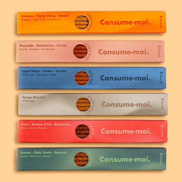 Bloom France - Venta al por mayor Incienso - Pack de descubrimiento de incienso - 5 aromas1