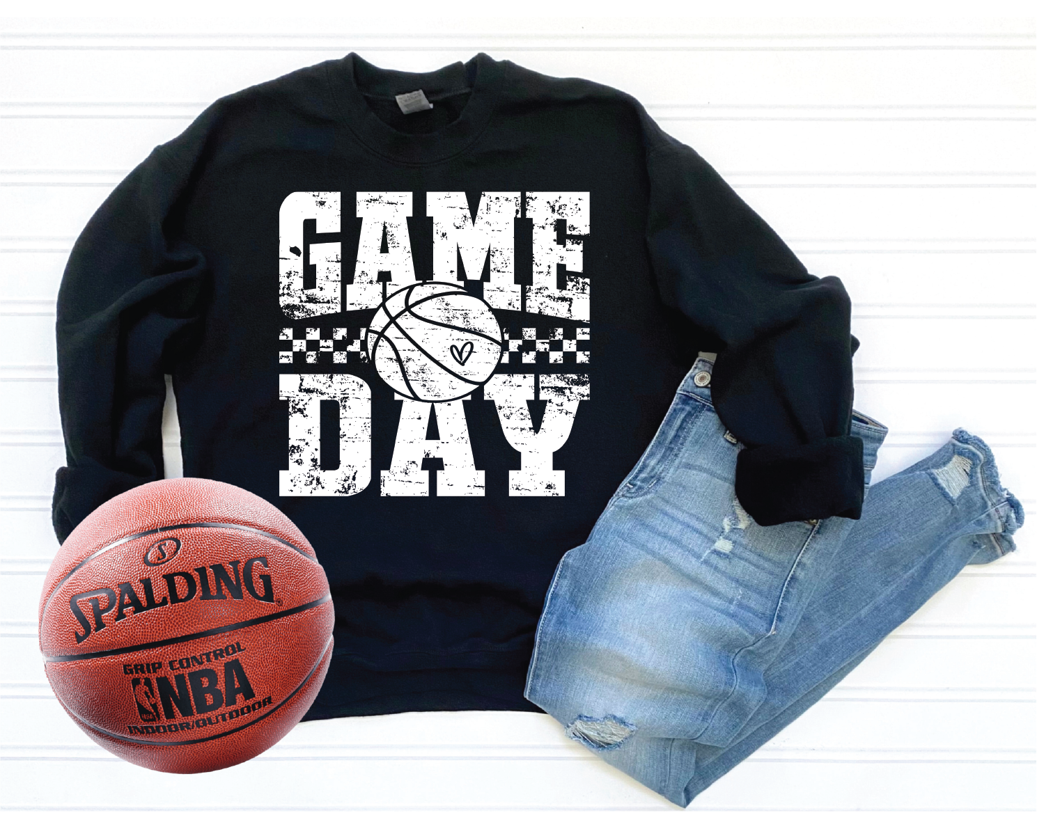 Southern Attitude Designs Inc - Wholesale Graphic Sweatshirt - Women's - Basketball Game Day0