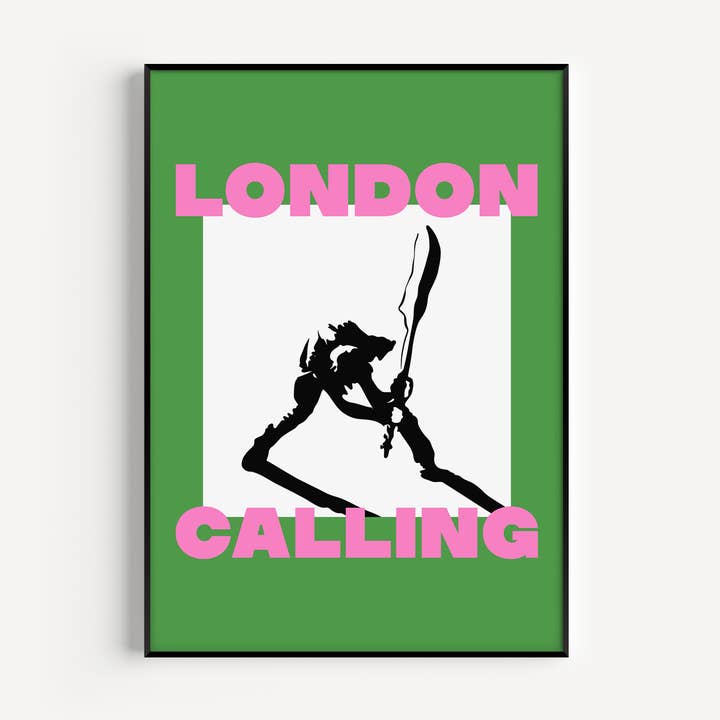 London Calling Art Print for wholesale by Twisted Rebel Designs