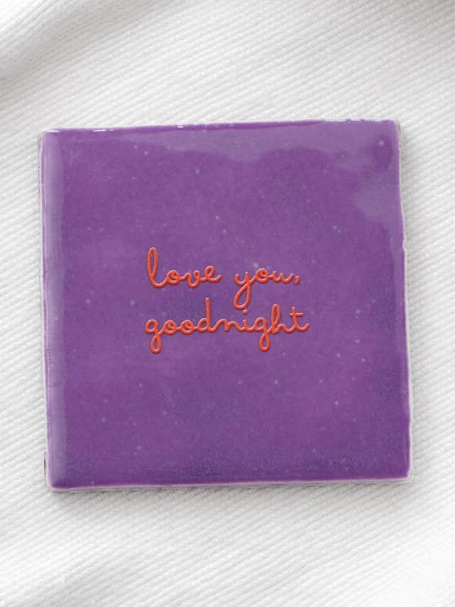 Tile - Love you, goodnight for wholesale by Studio Meuk