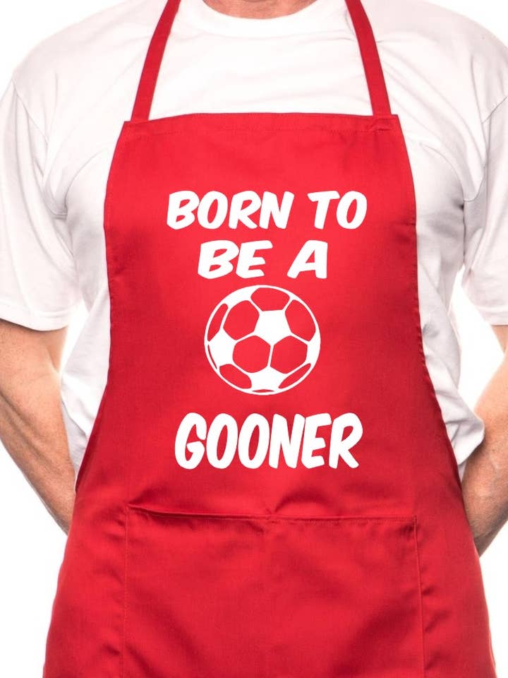 Arsenal Born To Be Gooner BBQ Cooking Apron for wholesale by Print4U