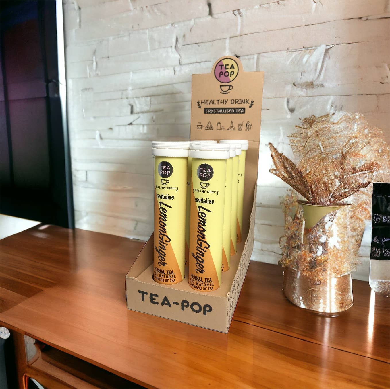 Northern Tea Company - Vendita all'ingrosso Tisane salutari e depurative - Tè-Pop Limone e Zenzero | Miscela Erboristica Naturale | Senza Caffeina4