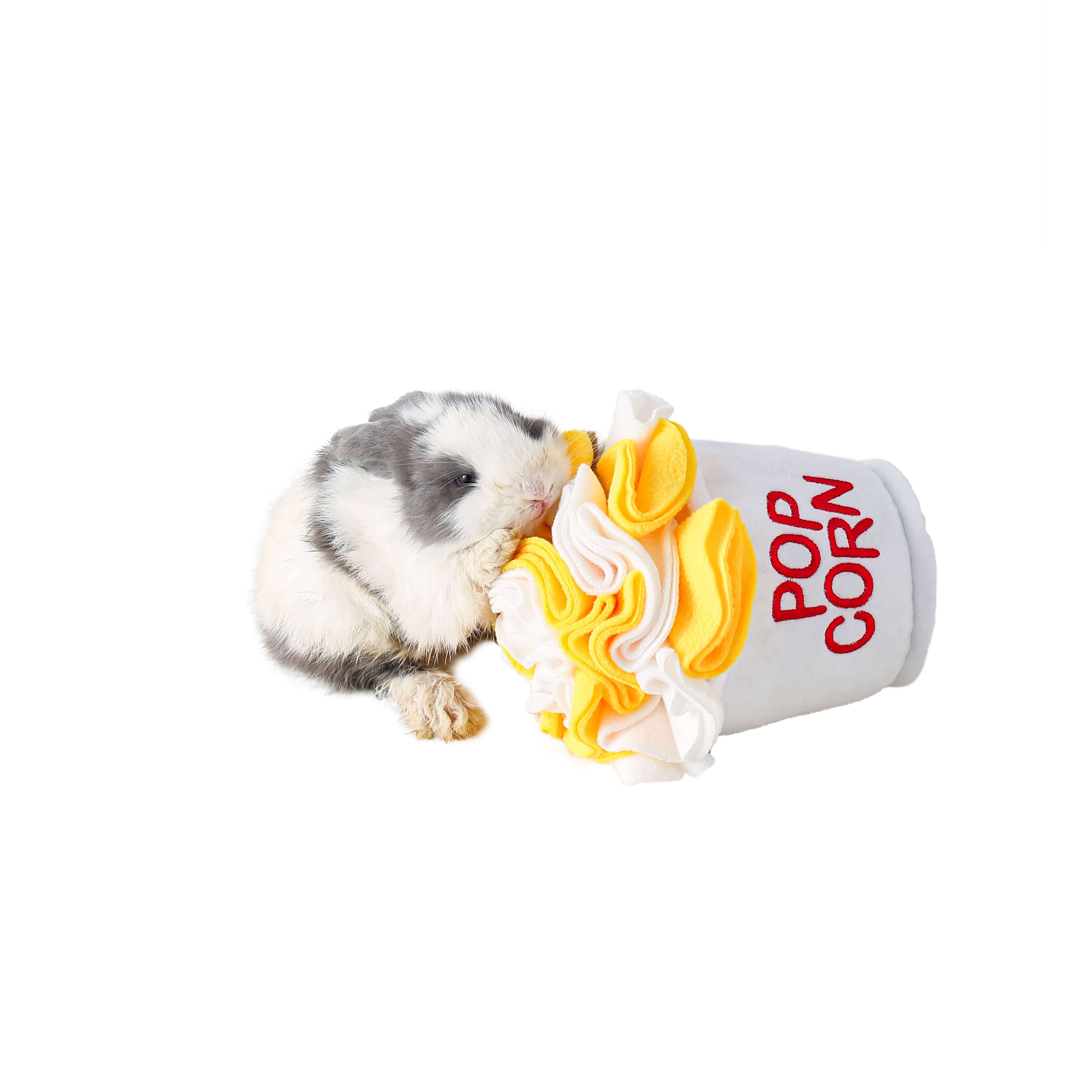 LUFTPETS - Wholesale Pet Plush Toy - Dog - Crinkly Popcorn Snuffle Toy – Treat Puzzle for Dogs & Cats14