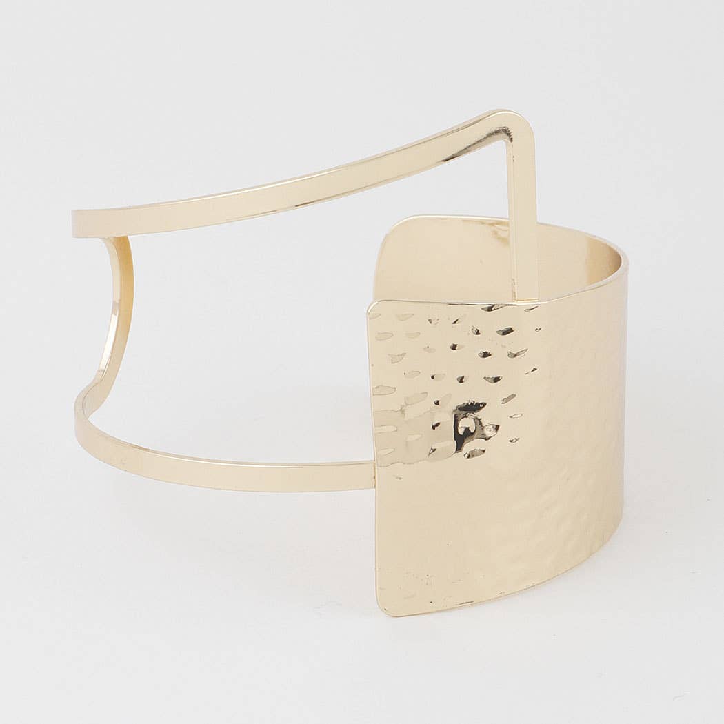 Guld Moderne Negative Space Cuff Armbånd for engroshandel på Faire2