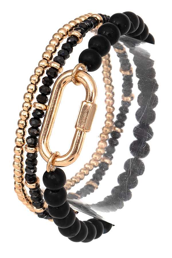 anbfashion - Wholesale Beaded Bracelet - SEMI PRECIOUS BEAD BRACELET 4990