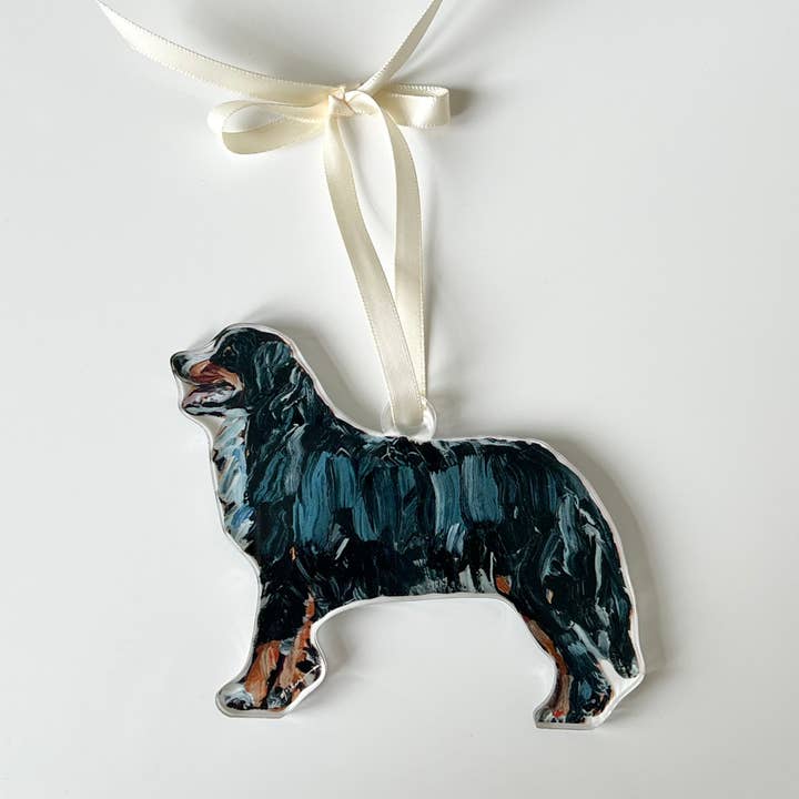 Chelsea McShane Art - Wholesale Ornament - "Bernese Mountain Dog" ornament