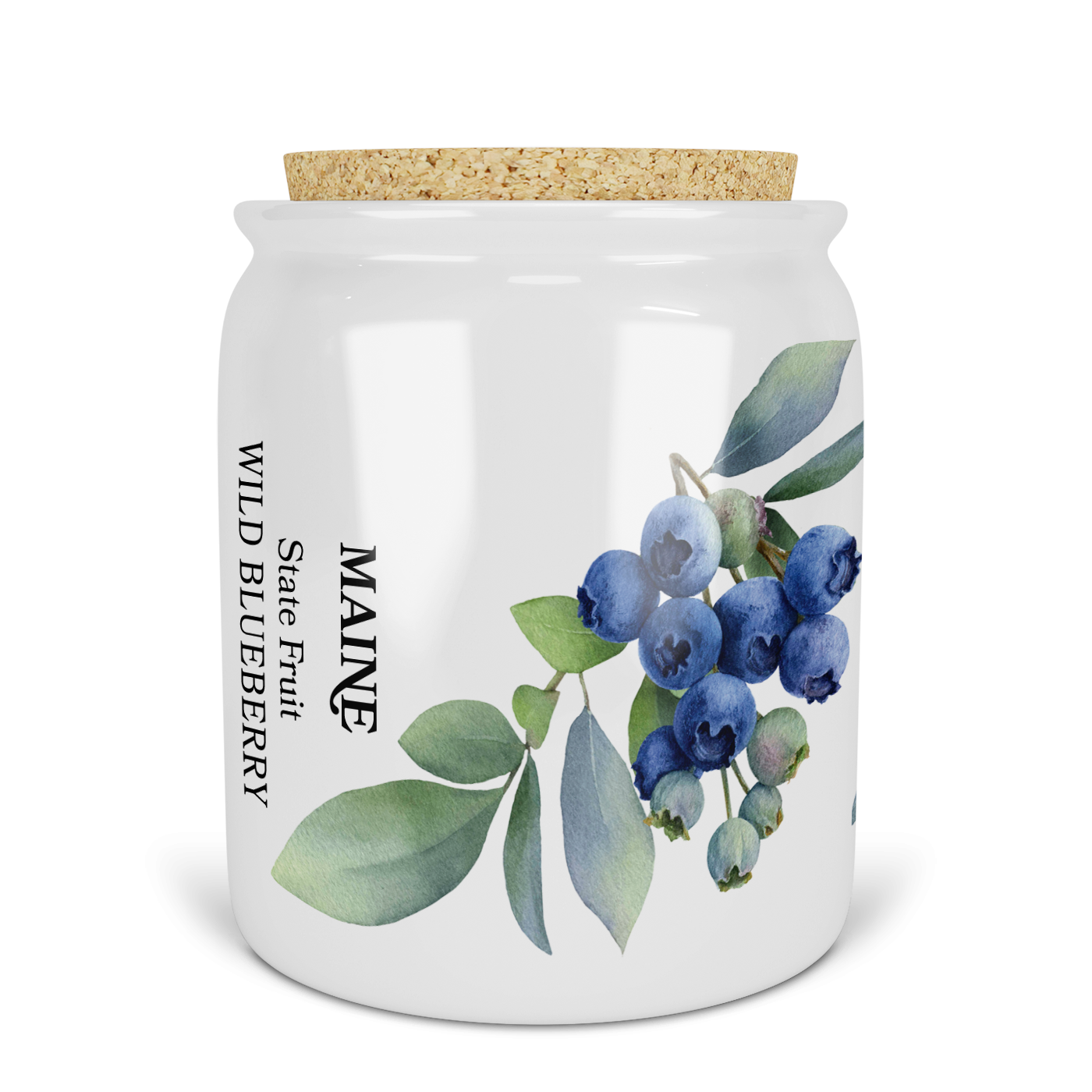MCSouvenir & Gift | Maryland China - Wholesale Cookie Jar - Maine State Fruit | Wild Blueberry Jars2