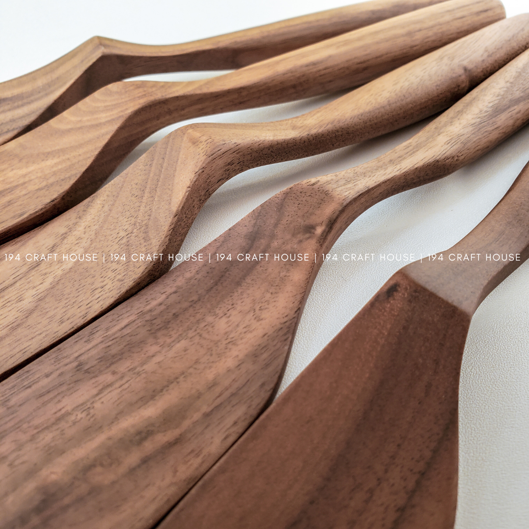 194 Craft House - Wholesale Spatula/Turner - Walnut Wood Spatula - 12"- Kitchen Serving Utensils11