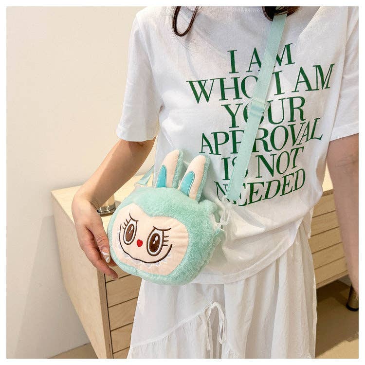 Little Trendy - Wholesale Crossbody Bag - Kids - Furry cute MONSTER handbag crossbody bag-sale12