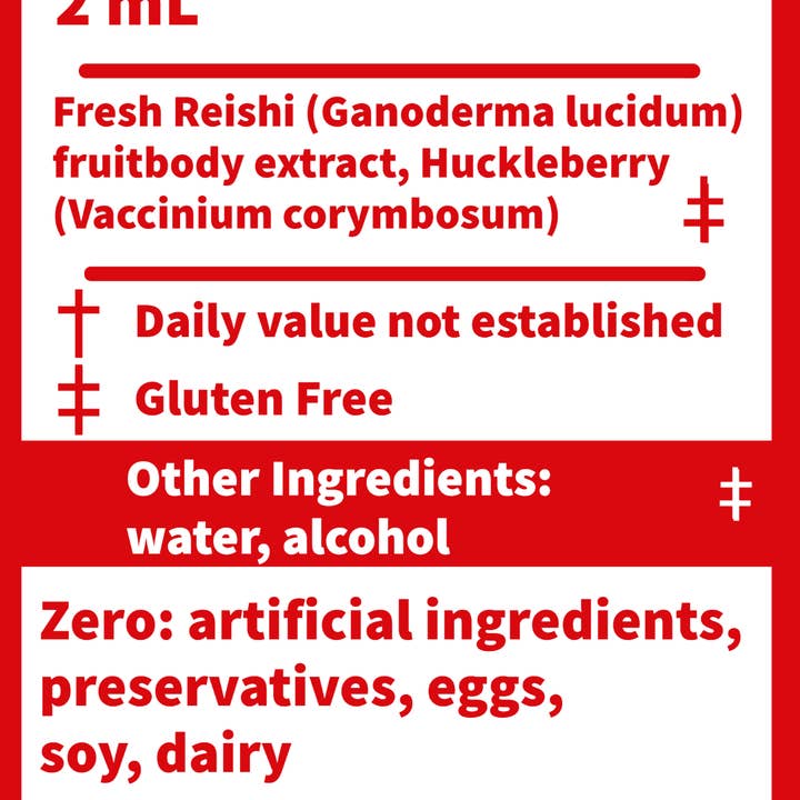 Vesper Mushrooms - Wholesale Oral Supplement/Vitamin - Reishi - Rest - Liquid Double Extract with Wild Huckleberries (2oz./60ML)7