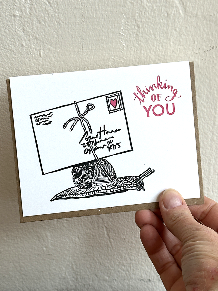 Lynn-oleum – wholesale Tänker på dig-kort – Snail Mail-Thinking of You BOKTRYCKSKORT1