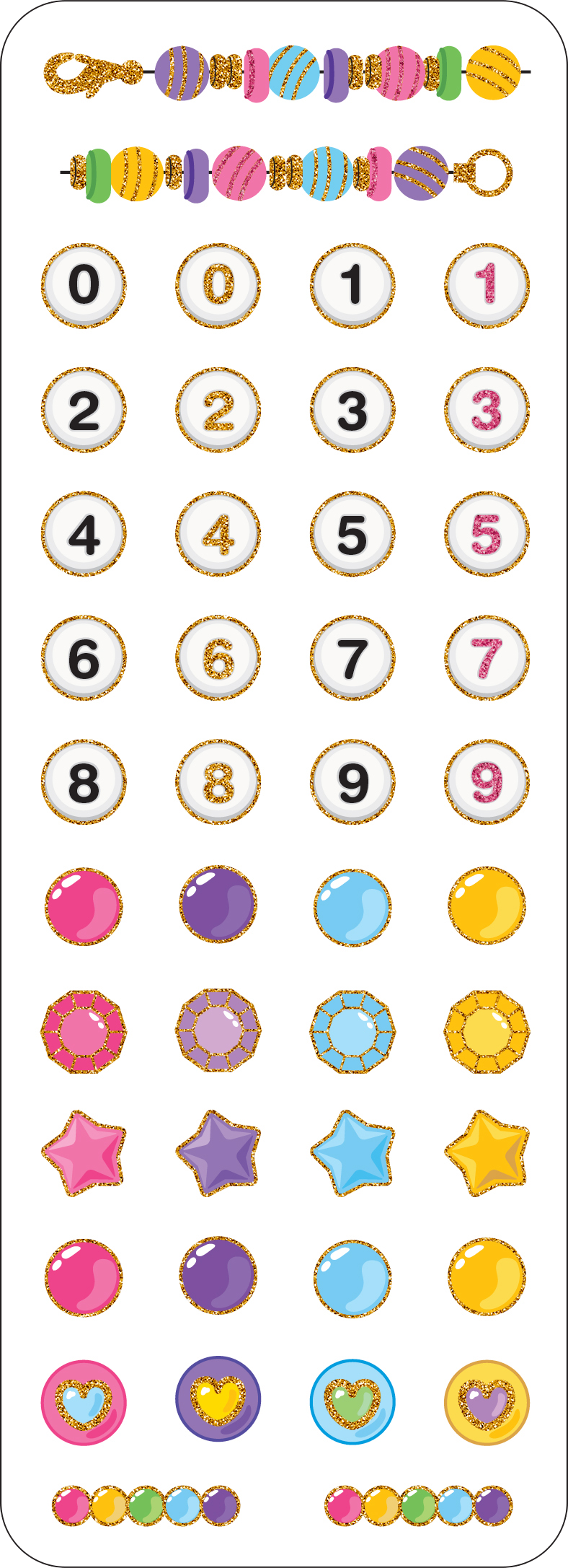 Peter Pauper Press - Wholesale Sticker - Kids & Baby - Friendship Bracelets Sticker Set1