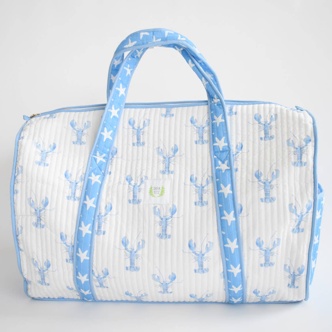 Sara Fitz - Wholesale Weekender Bag - Women's - Weekender Tote, Blue Lobster 0
