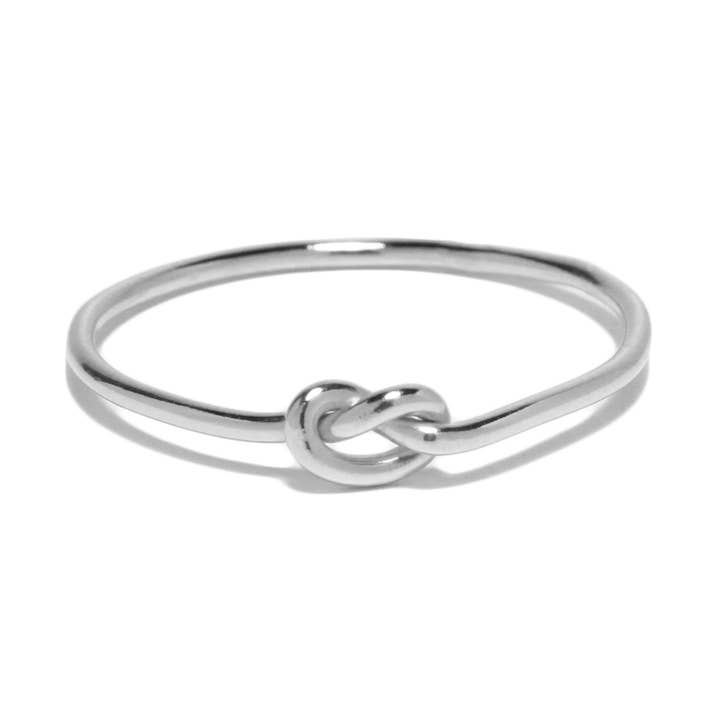 Anillo de nudo del amor de Shelby para venta al por mayor de Agapantha Jewelry