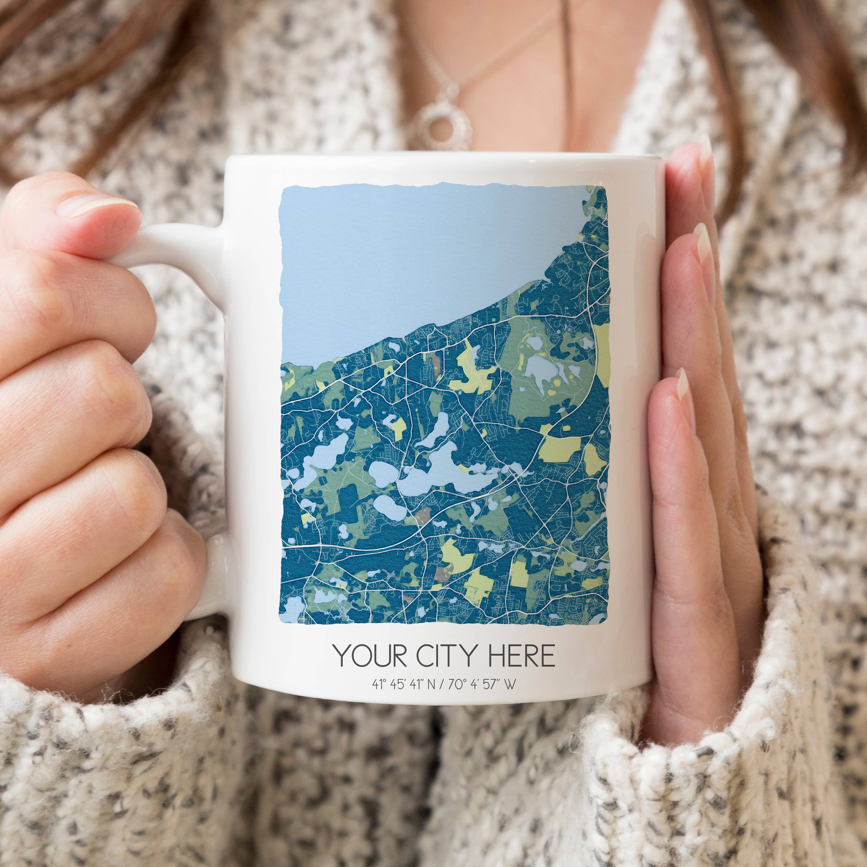 Sparks House Co. - Wholesale Coffee Mug - Custom Map Mugs - Custom City Coffee Mugs - Custom Order10