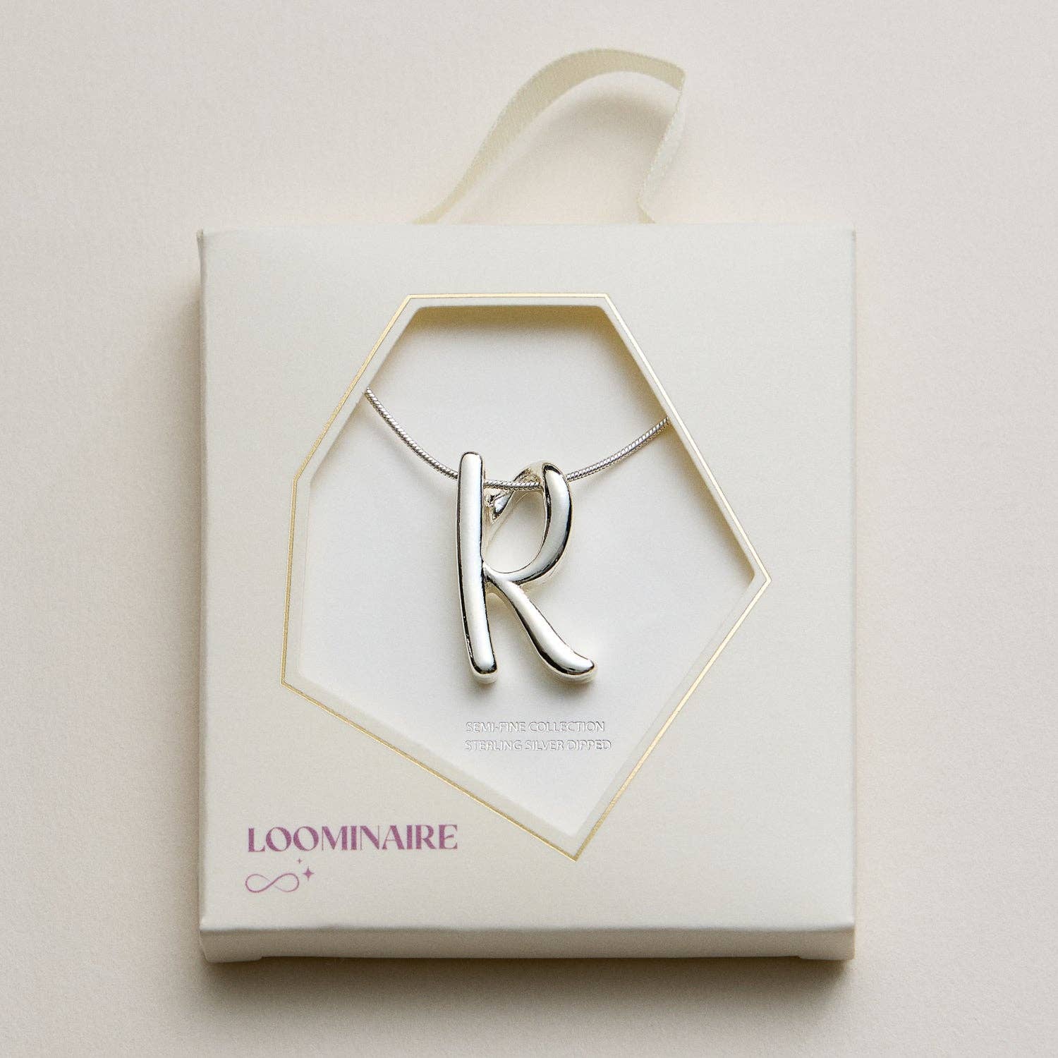 Frem - Wholesale Pendant/Charm Necklace - A Set of 16 Letters Gold Dipped Necklace – Gold & Silver Alphabet Charm Jewelry89