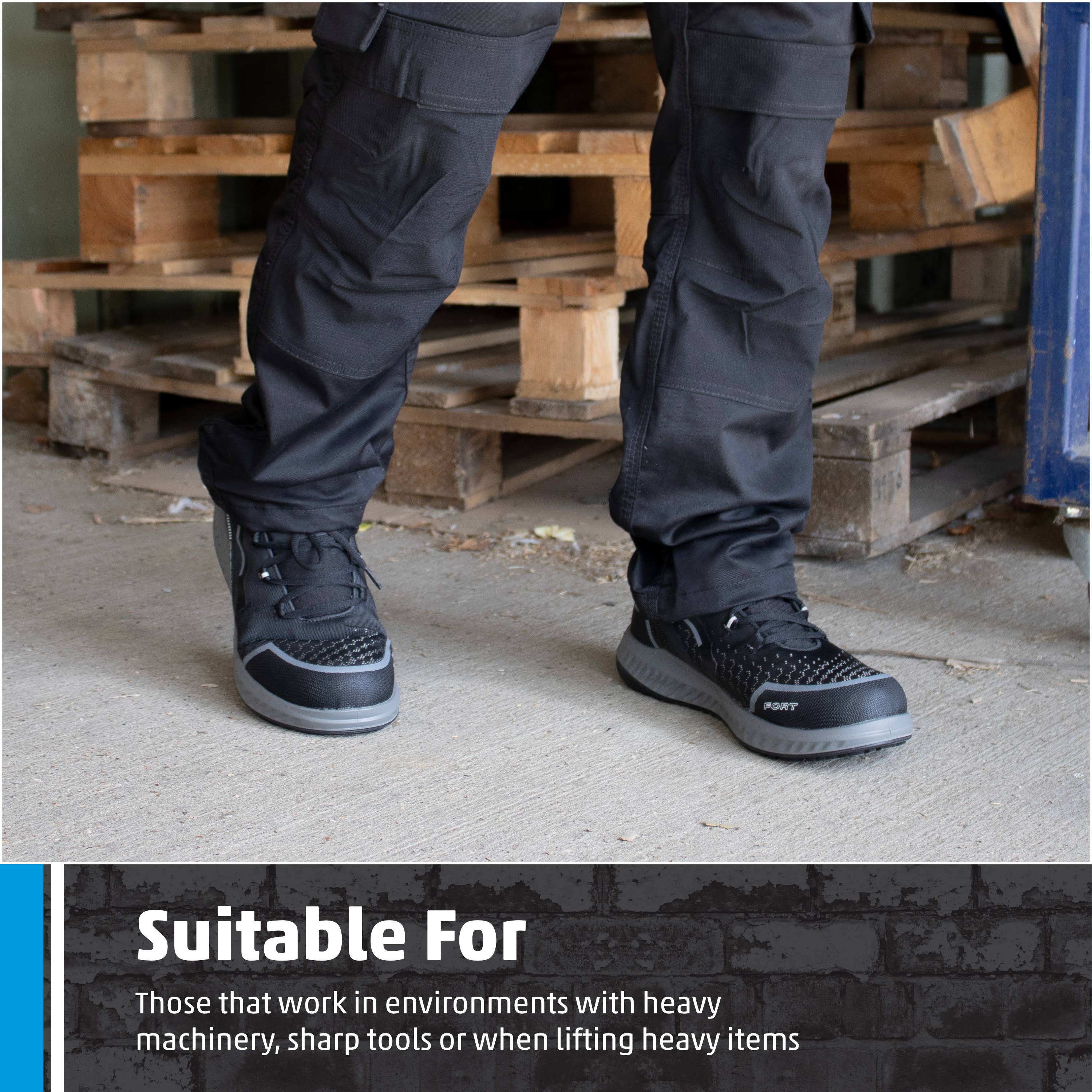 TuffStuff Workwear – wholesale Lifestyle trainers – Men′s – Fort Evo Safety Trainer, Lightweight & Breathable, Durable7