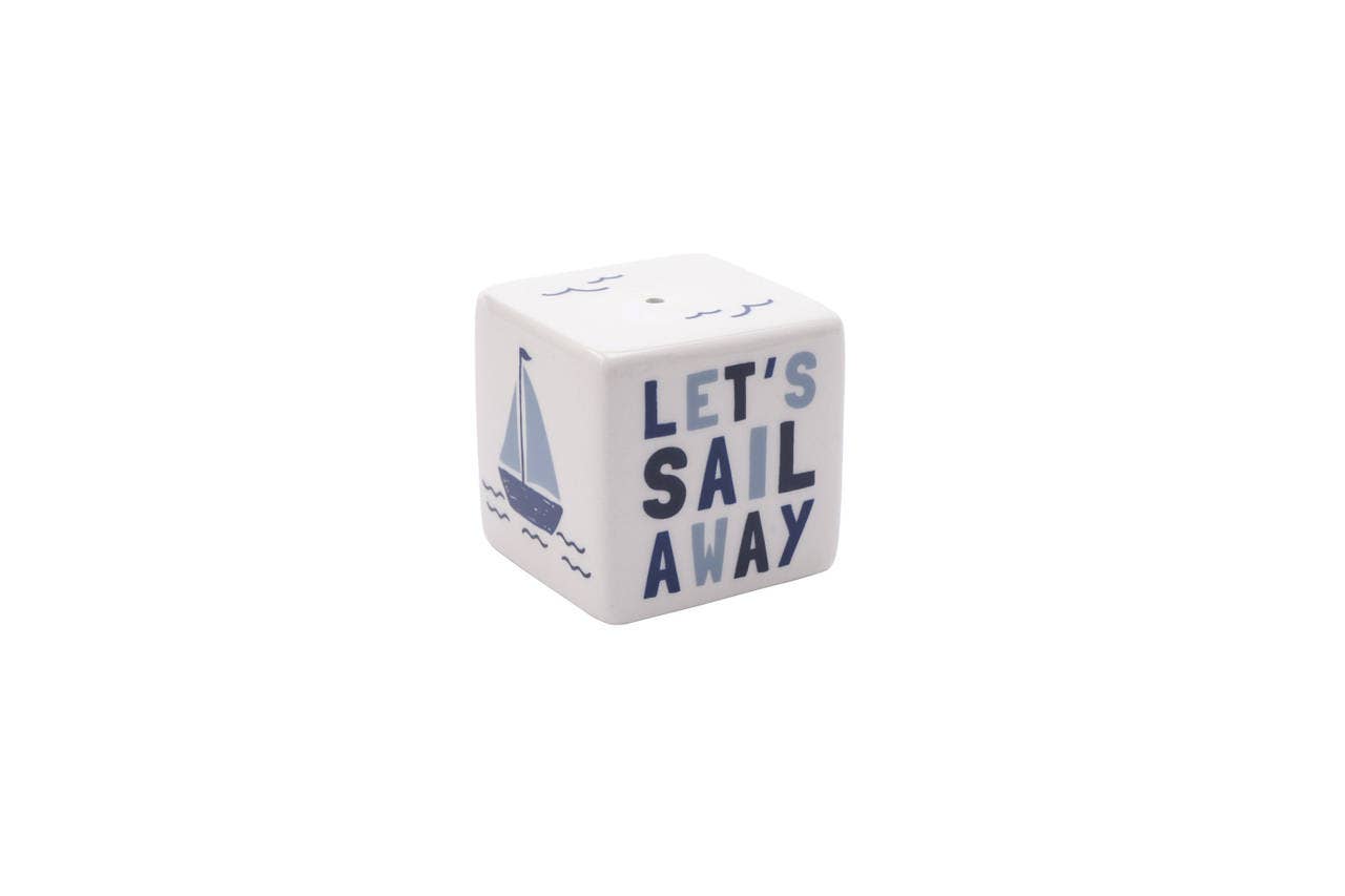 CGB Giftware – Maçaneta/puxador por atacado – Puxador de luz cerâmica 'Let's Sail Away'