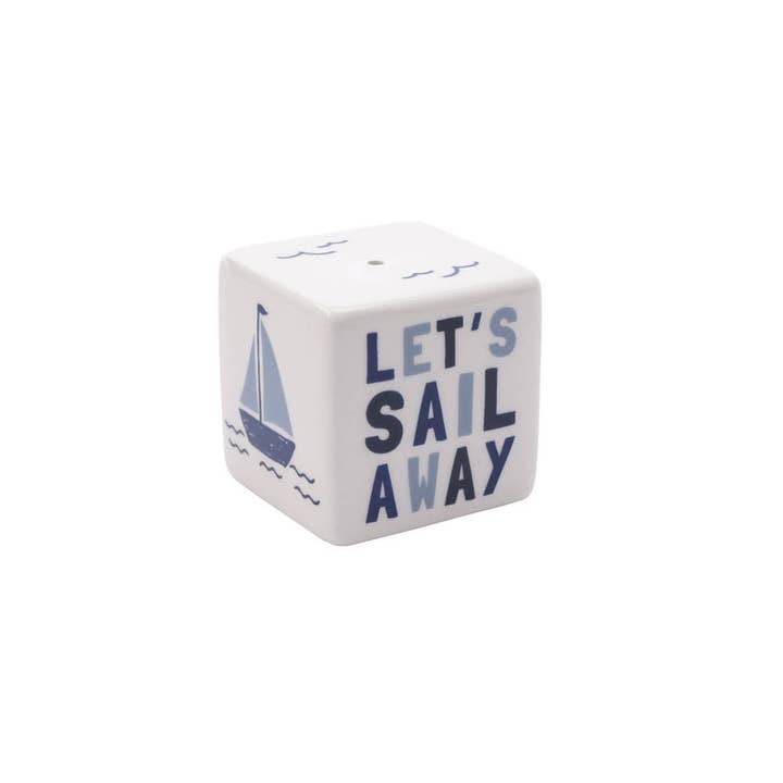 'Let's Sail Away' Ceramic Light Pull for wholesale by CGB Giftware