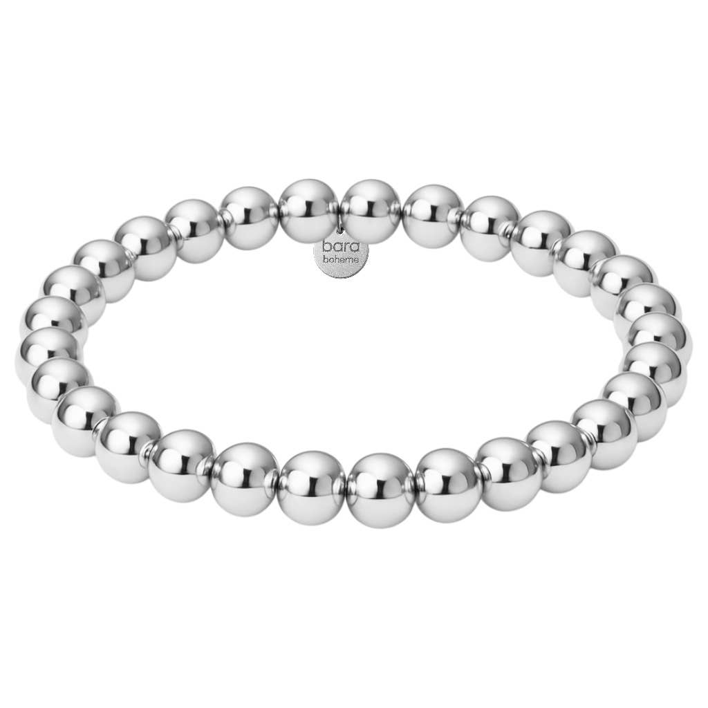 bara boheme - Vente Bracelet de perles - Bracelet à Perles Plaqué Or Classique 7MM1