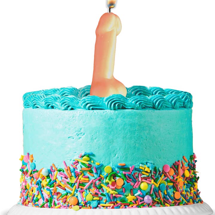 Little Genie Productions – wholesale Cake candle – Super Fun Penis Big Candle - Pink