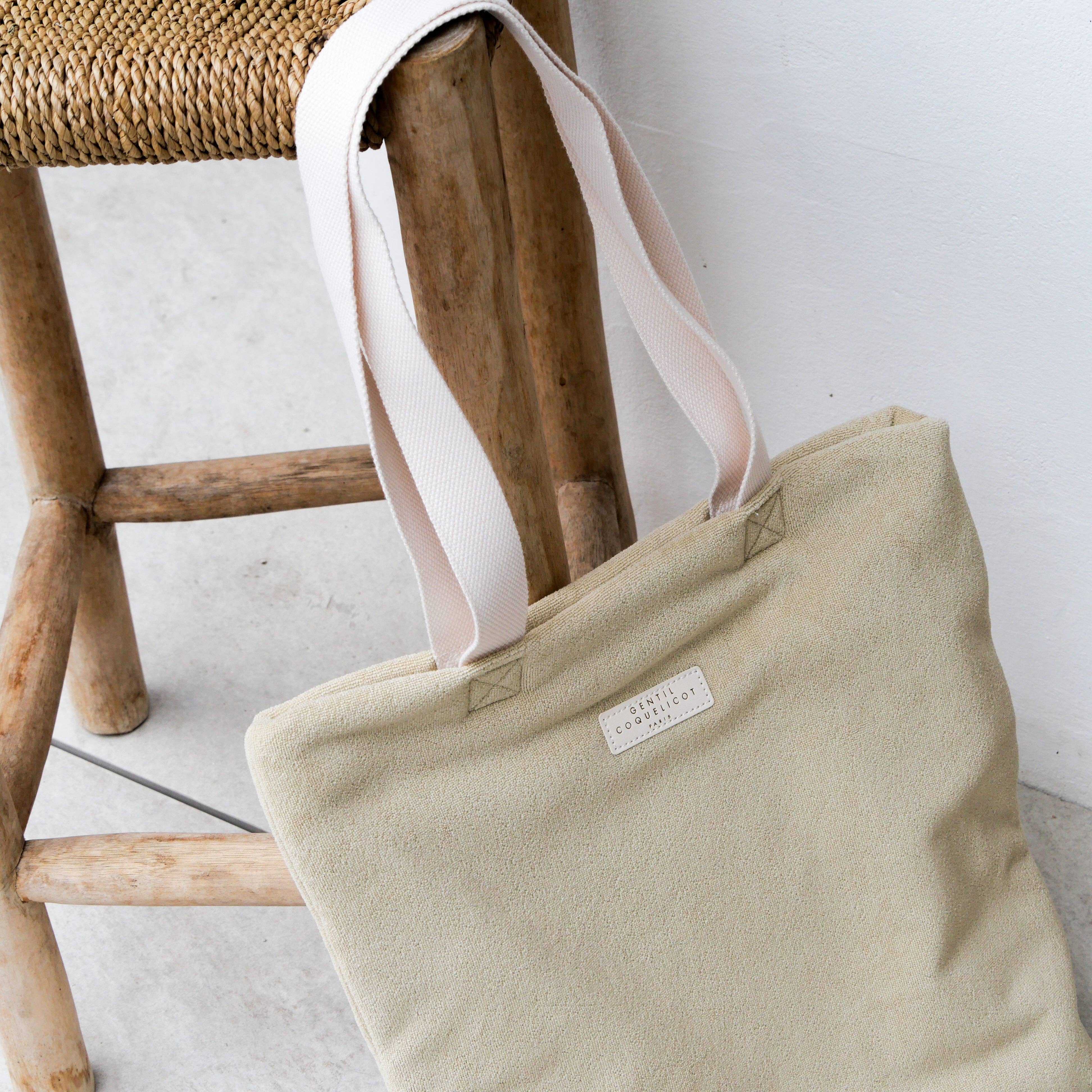 Gentil Coquelicot Paris - Wholesale Tote Bag - Women's - Checkered sponge tote bag (3 colors)3