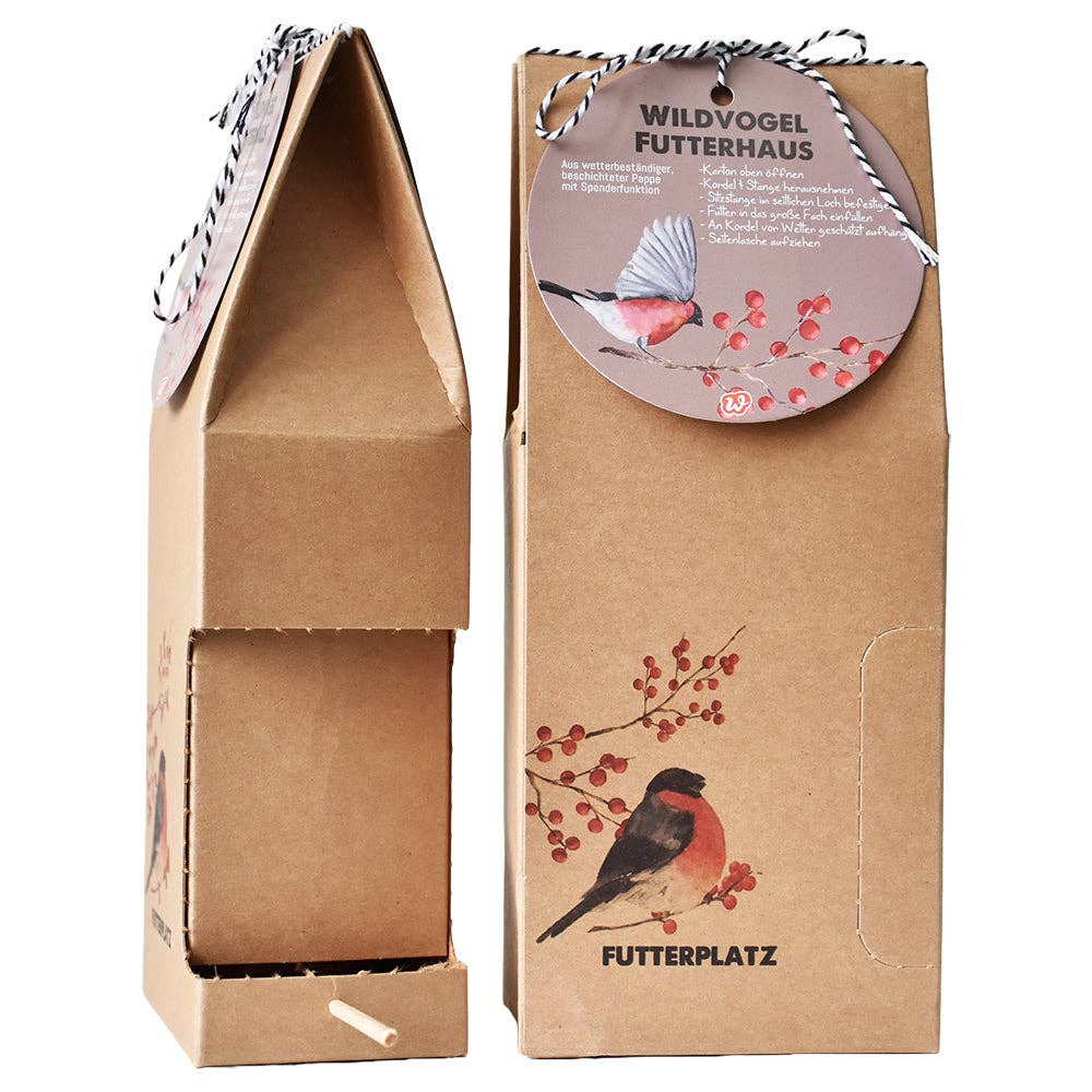 Wunderle GmbH - Wholesale Zaadjes voor platten - Doe-het-zelf vogelhuisje: ecologisch en innovatief vogelvoederhuis voor de tuin1