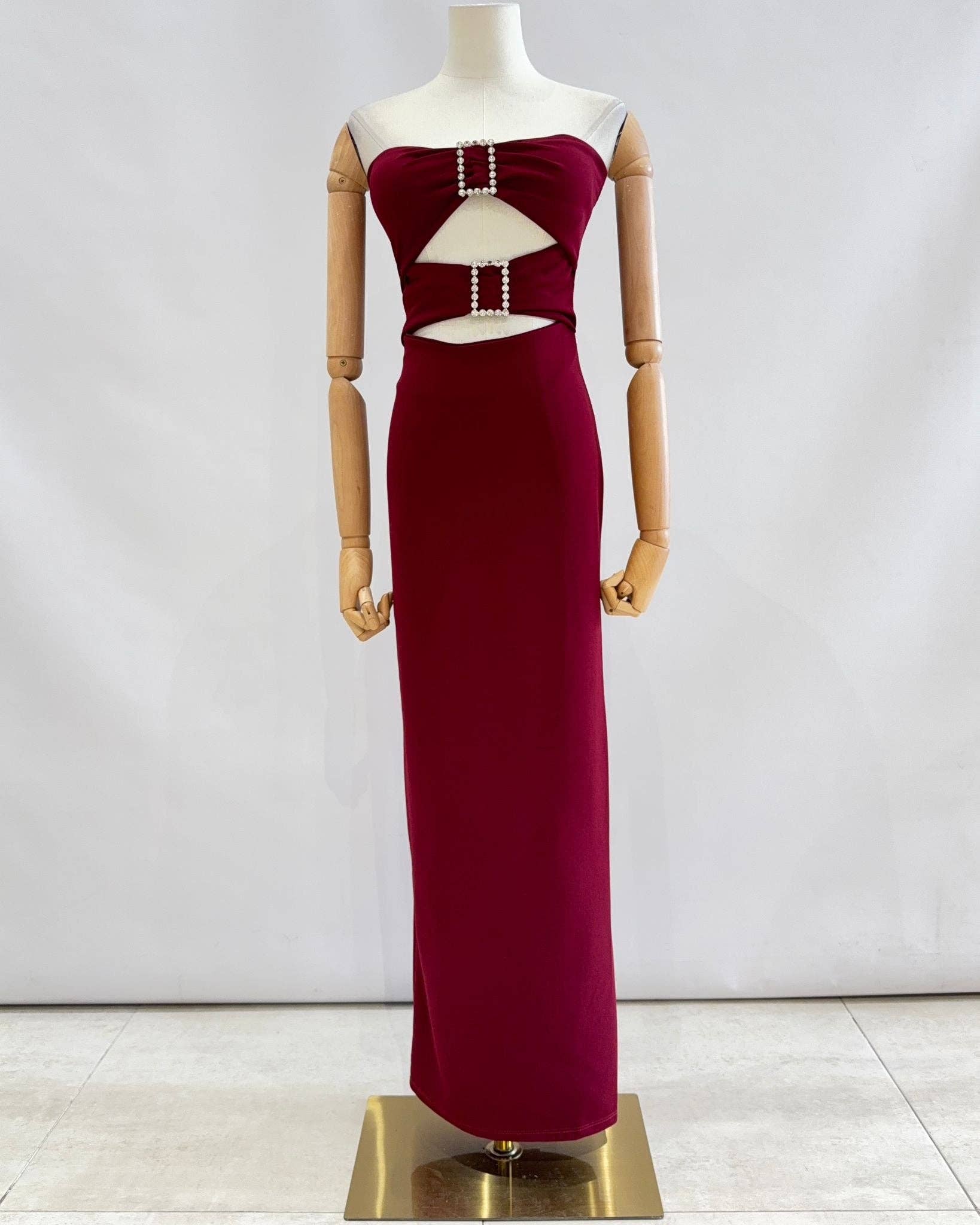 Invitadissimas - Wholesale Gown - Women's - Long dress buckles 431857