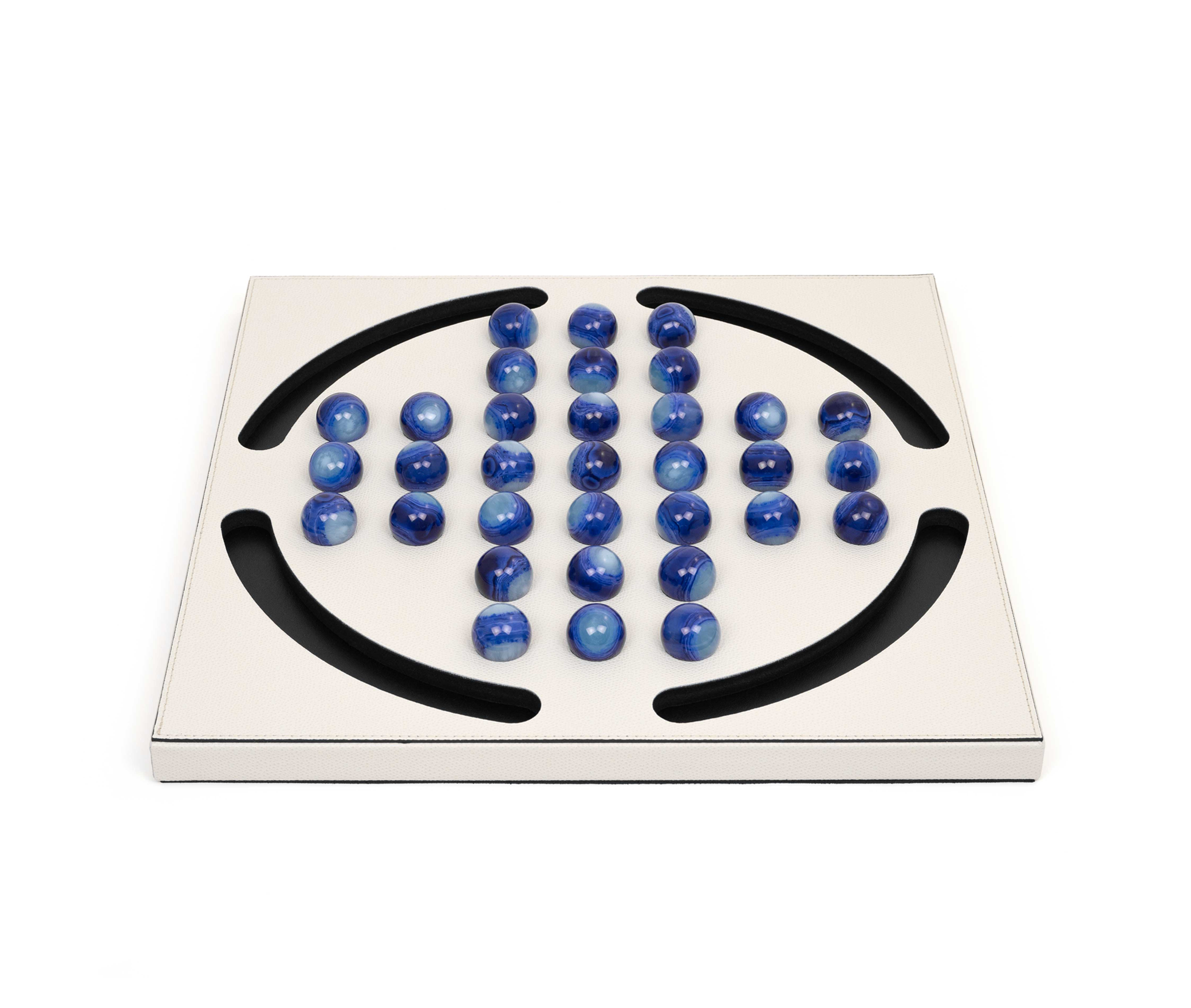 Pinetti - Vente Jeux de société - Solitaire avec des pions bleus3