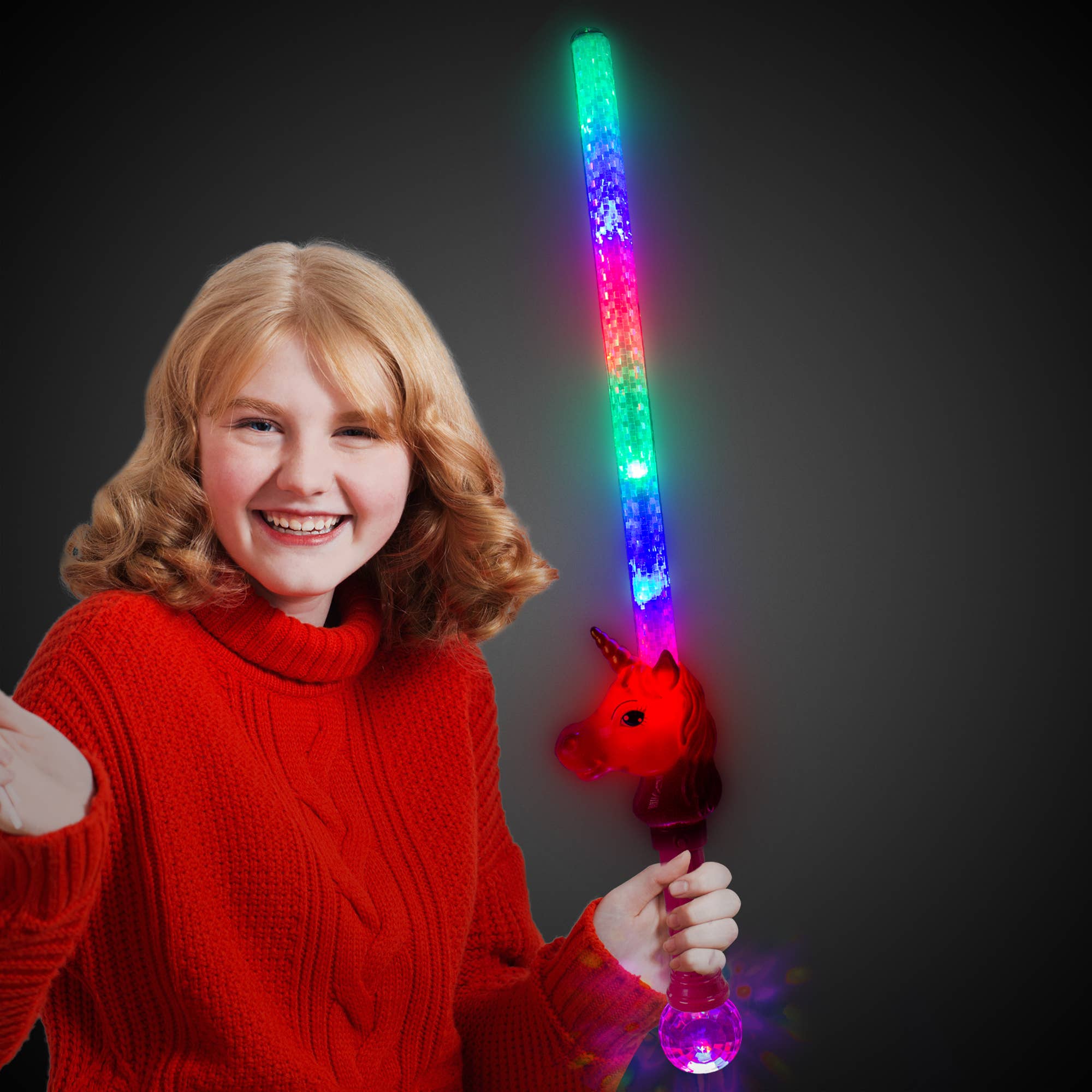 Windy City Novelties - Wholesale Light-Up Toy - Kids & Baby - Unicorn LED Sword with Multi-Color Flashing Modes and Handle1