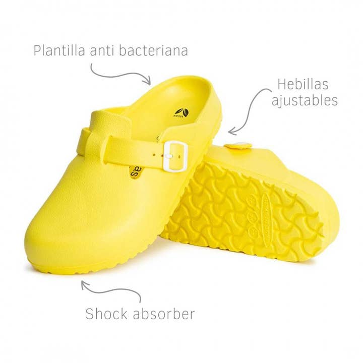 Avispas - Wholesale Clogs - Women's - Desalia Yellow Clog Mule bio EVA Wasps