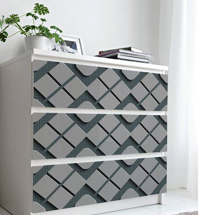 3D-effect, geometrisch, behang, wanddecor voor wholesale door KUARKI