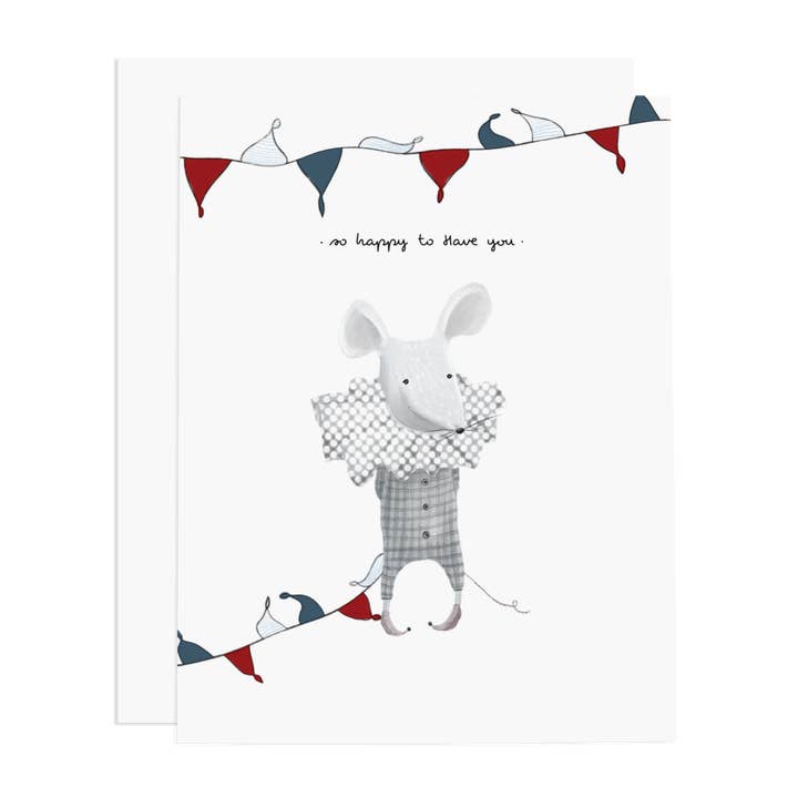 So Happy To Have You Greeting Card for wholesale by Ramus & Co.