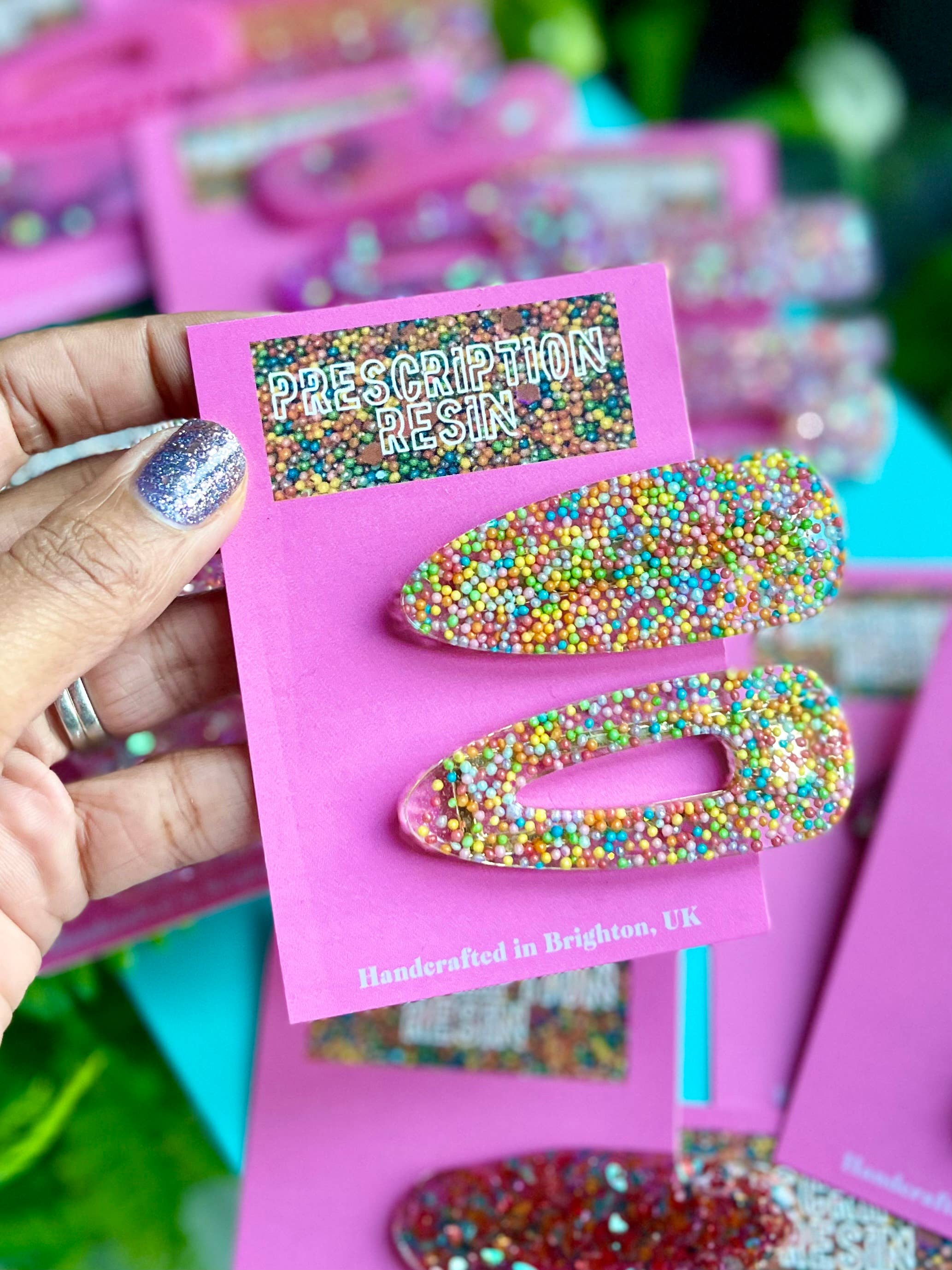 Prescription Resin - Wholesale Hair Clip - Women's - SET OF 2 RESIN  HAIR CLIPS | HAIRSLIDE x 6 MIXED ASSORTMENT1