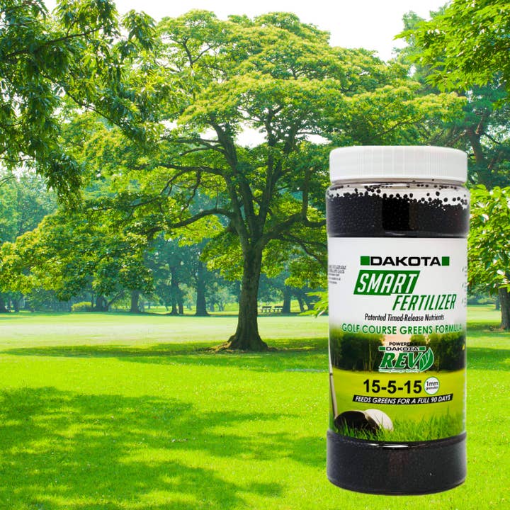 DAKOTA Smart Fertilizer – Premium Time-Release Lawn Fertilizer (2.77lb Cannister) for wholesale by Organic REV
